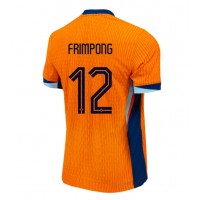 Nederland Jeremie Frimpong #12 Hjemmedrakt EM 2024 Kortermet